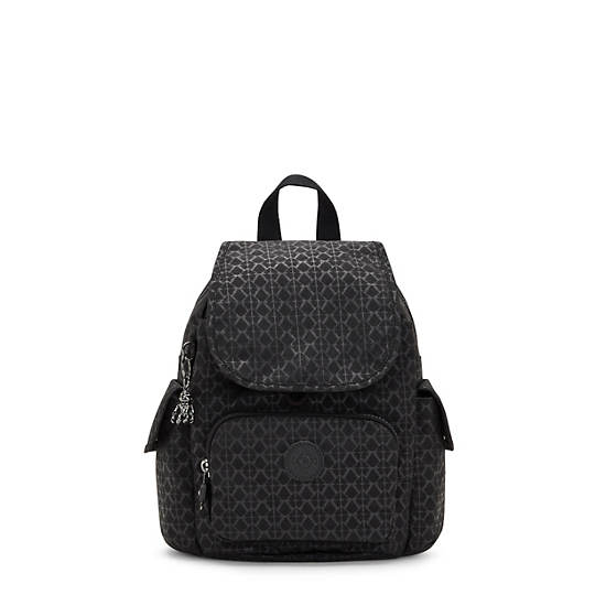 Kipling City Pack Mini Classic Printed Backpacks Signature Embossed | AU 1483VR